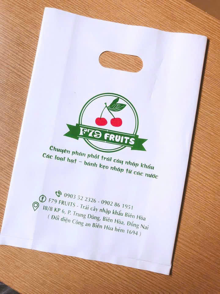 Mẫu túi ni lông cho cửa hàng hoa quả